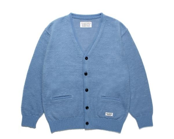 WACKO MARIA STRIPED MOHAIR CARDIGAN - メンズ