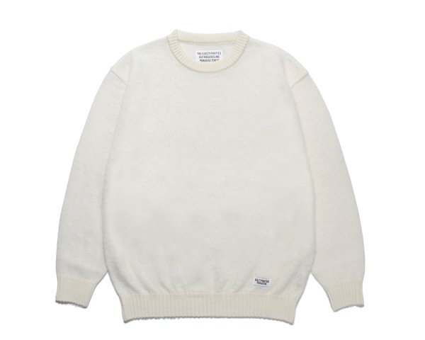 WACKO MARIA ワコマリア 22AW MOHAIR CREW NECK SWEATER モヘア クルー