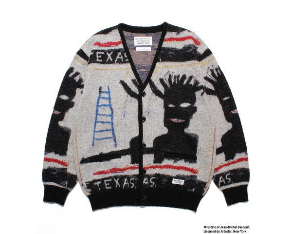 WACKO MARIA ×JEAN-MICHEL BASQUIAT / CARDIGAN ( TYPE-1 ) - Relax