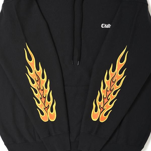 トップス CHALLENGER FLAMES HOODIE CHALLENGER / FLAMES HOODIE - RELAX WEB