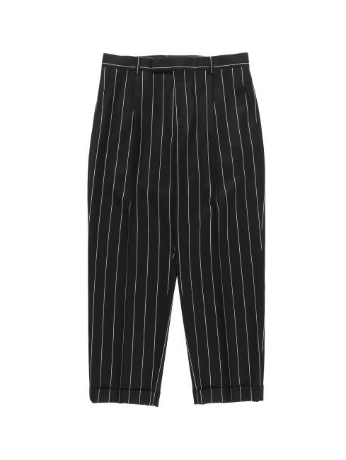 WACKO MARIA / DORMEUIL / STRIPED PLEATED TROUSERS ( TYPE-2