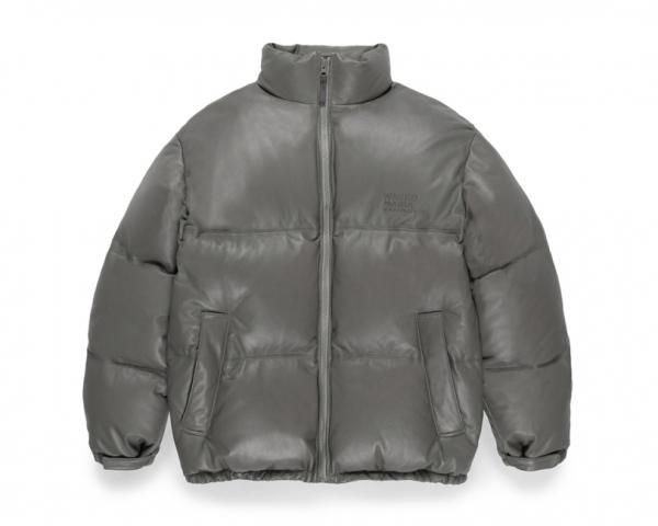 ジャケット・アウター Wacko Maria Puffer leather Jacket L LEATHER PUFFER JACKET (TYPE-2)【BLACK】｜WACKO MARIA