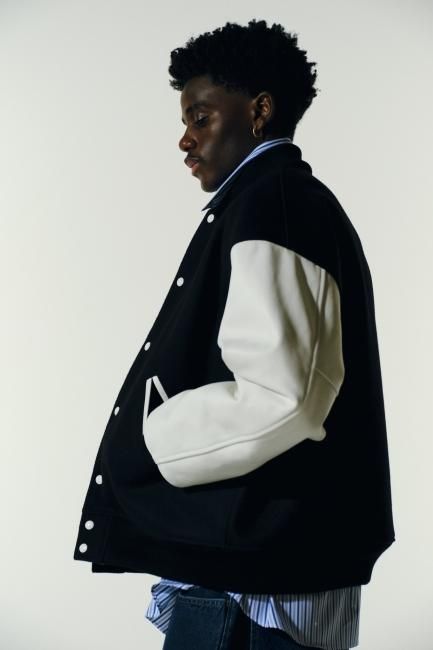 COOTIE / Wool Melton Error Fit Stadium Jacket - RELAX WEB