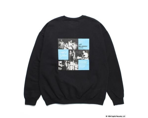 WACKO MARIA × BLUE NOTE / CREW NECK SWEAT SHIRT ( TYPE-1 ) - RELAX WEB