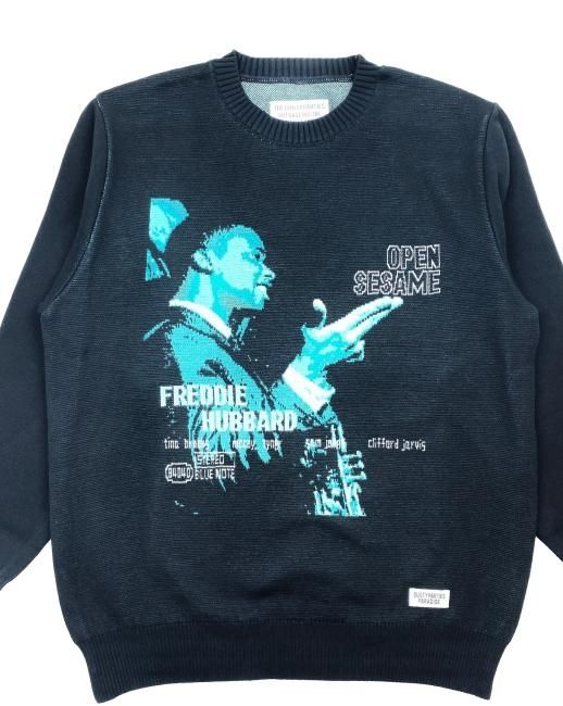 トップス wackomaria BLUE NOTE / JACQUARD SWEATER WACKO MARIA Blue Note Jacquard Sweater | REVERSIBLE