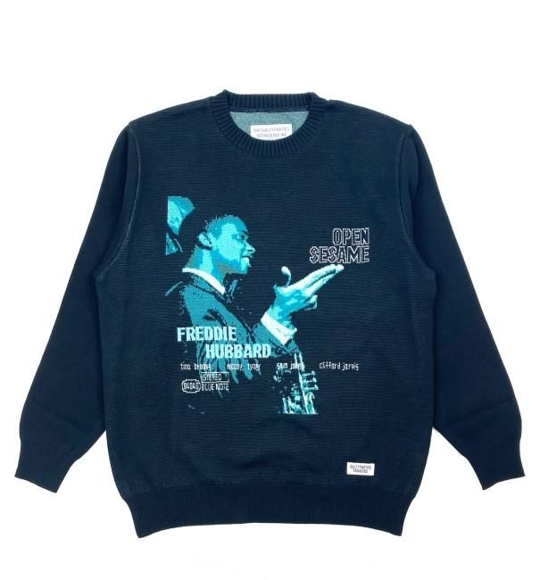 WACKO MARIA BLUE NOTE ジャガードニット(TYPE-2) WACKO MARIA ワコマリア 23AW ×BLUE NOTE JACQUARD KNIT SWEATER
