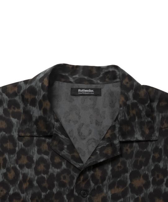 ROTTWEILER / 2024AW先行予約 / R9 LEOPARD OPENCOLLAR SHIRT - RELAX WEB