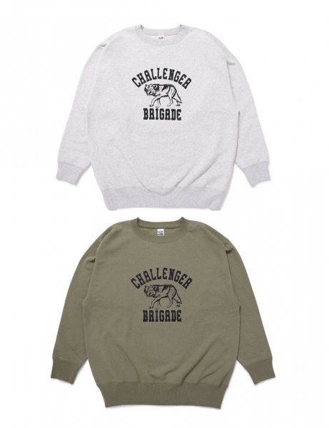 CHALLENGER / WOLF COLLEGE C/N SWEAT - Relax Online Shop