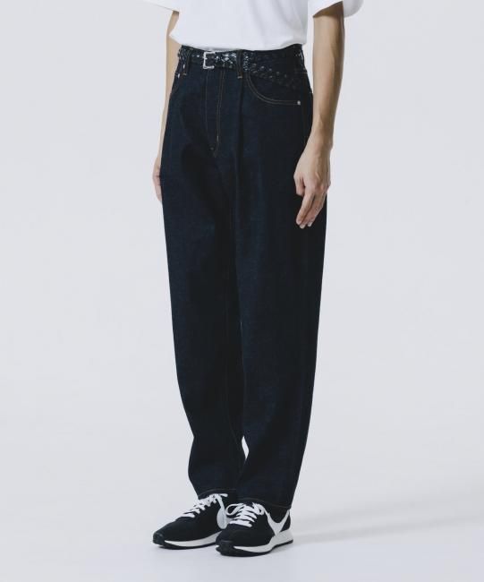 オーダー受付可能デニム 5351POUR LES HOMMES｜【25S/S】プリント テーパード デニム