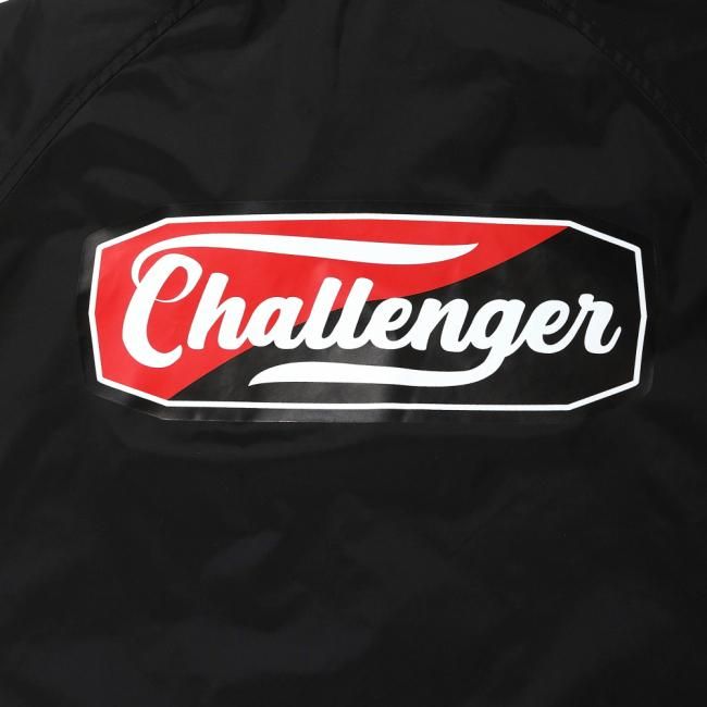 CHALLENGER / TWO TONE LOGO COACH JACKET -Black-