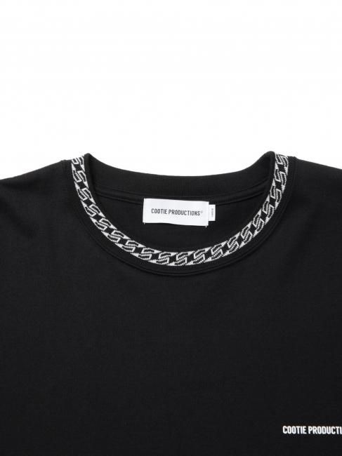 COOTIE PRODUCTIONS / Jacquard Neck S/S Tee - RELAX WEB
