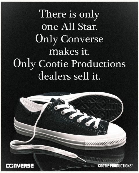 CONVERSE×COOTIE PRODUCTIONS / SUEDE ALL STAR AGED OX - RELAX WEB