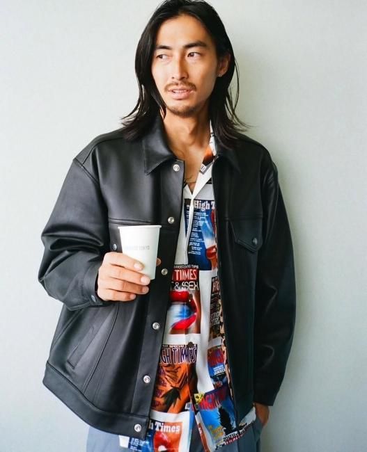 WACKO MARIA / LEATHER TRUCKER JACKET - RELAX WEB