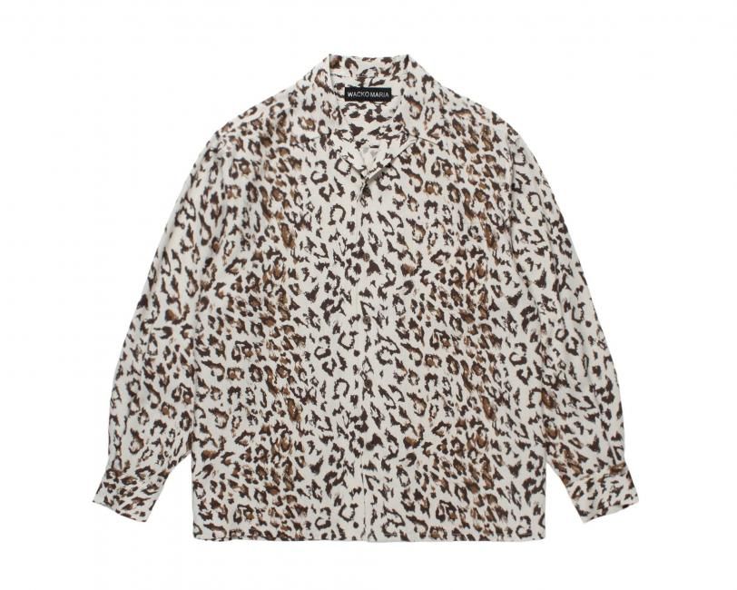 WACKO MARIA / LEOPARD OPEN COLLAR SHIRT - RELAX WEB