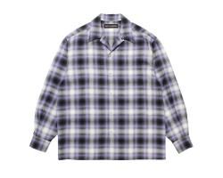 WACKO MARIA / OMBRE CHECK OPEN COLLAR SHIRT L/S ( TYPE-1 )<img class='new_mark_img2' src='https://img.shop-pro.jp/img/new/icons5.gif' style='border:none;display:inline;margin:0px;padding:0px;width:auto;' />