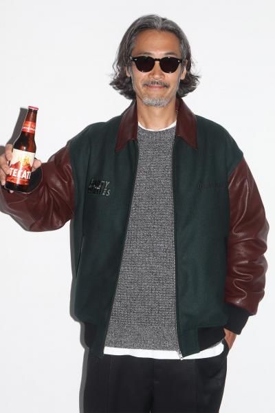 WACKO MARIA / LEATHER VARSITY JACKET ( TYPE-1) - RELAX WEB