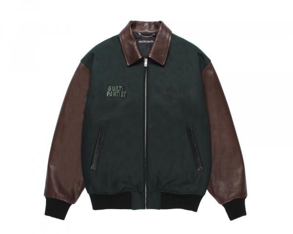 WACKO MARIA / LEATHER VARSITY JACKET ( TYPE-1) - RELAX WEB