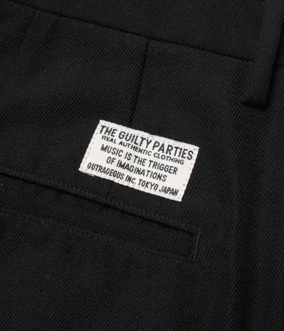 WACKO MARIA / DOUBLE PLEATED WOOL TROUSERS - RELAX WEB