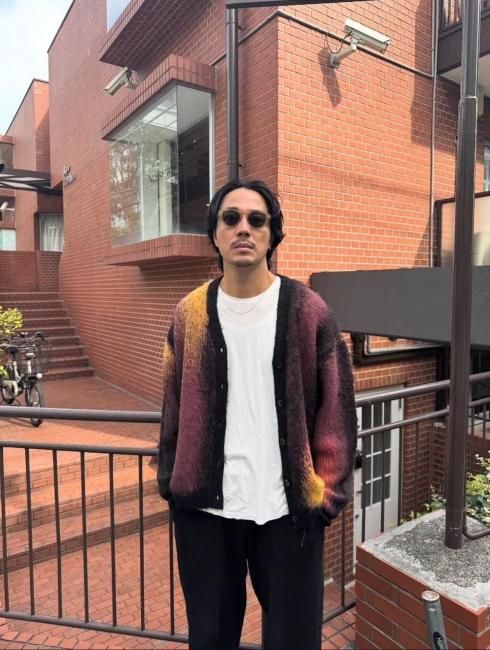 ROTTWEILER / R9 PAINTED CARDIGAN - RELAX WEB