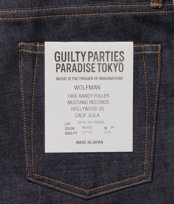 WACKO MARIA / TIGHT FIT SELVEDGE JEANS (GP-D-101-RIVER-) - Relax Online Shop