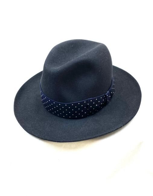 WACKO MARIA / HAT-04-JOHNNY-FATIMA / BLACK (BODY) / NAVY×WHITE