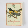 CAVALLINI & CO. グリーティング カード クリスマスバード（ホリデー） 