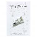Tilly Bloom 鳥モチーフペンダント 羽ばたく鳥と雲と９（NY）