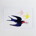 LUCKY BIRD「Large cards カードL / つばめ  （swallow）」※チャリティー 