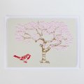 LUCKY BIRDLarge cards L /  cherry blossomˡ 