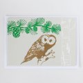 LUCKY BIRD「Large cards カードL / ふくろう （owl）」