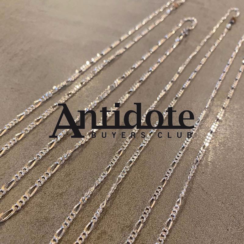 ANTIDOTE BUYERS CLUB Figaro Narrow Chain - ネックレス