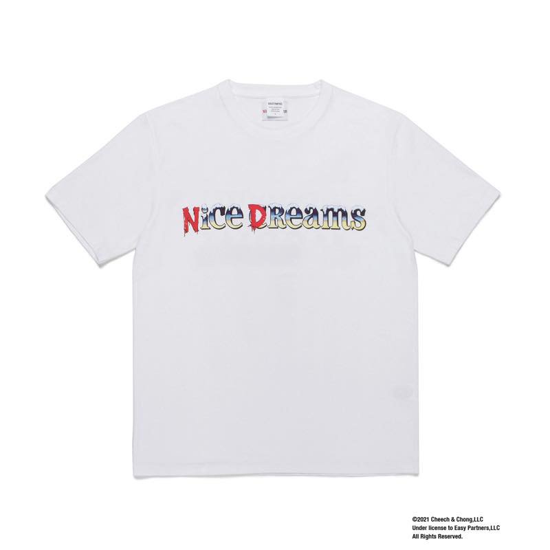 NICE DREAMS / WASHED HEAVY WEIGHT CREW NECK T-SHIRT (TYPE-4 