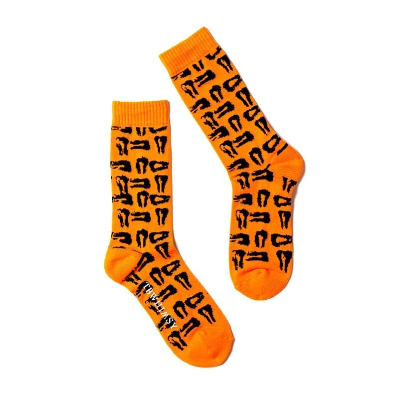 MAD COW FOOTPRINT SOCKS | TIGHTBOOTH - タイトブース | Specs ONLINE