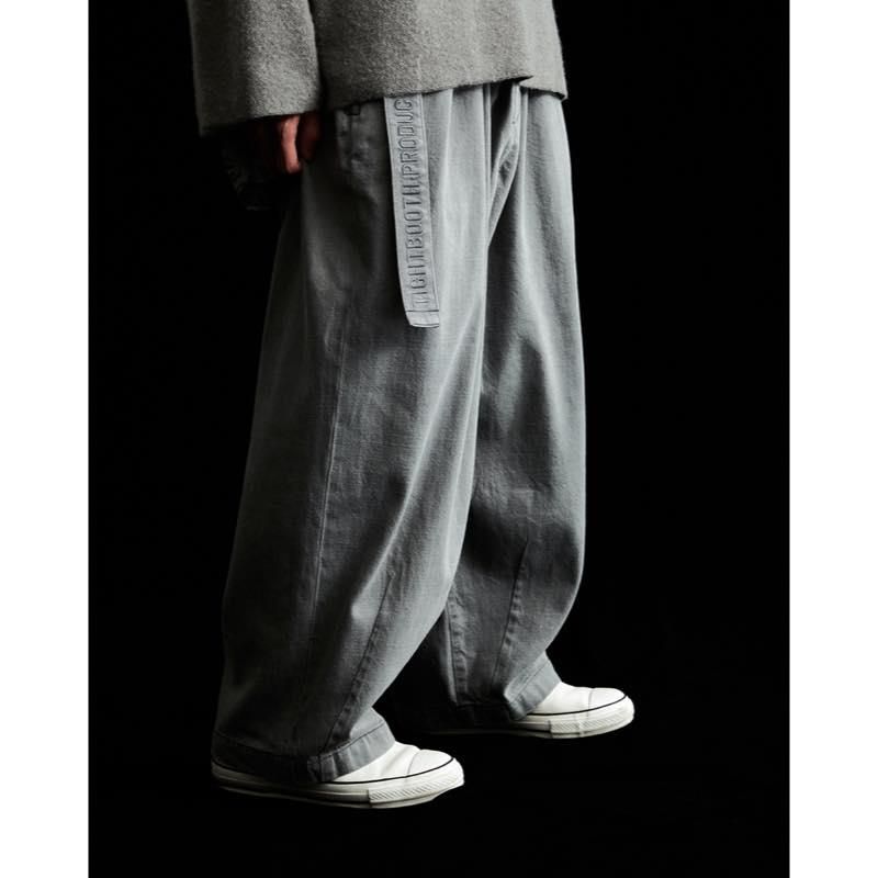 Tightbooth DENIM BAGGY SLACKS Black M パンツ 日本クリアランス