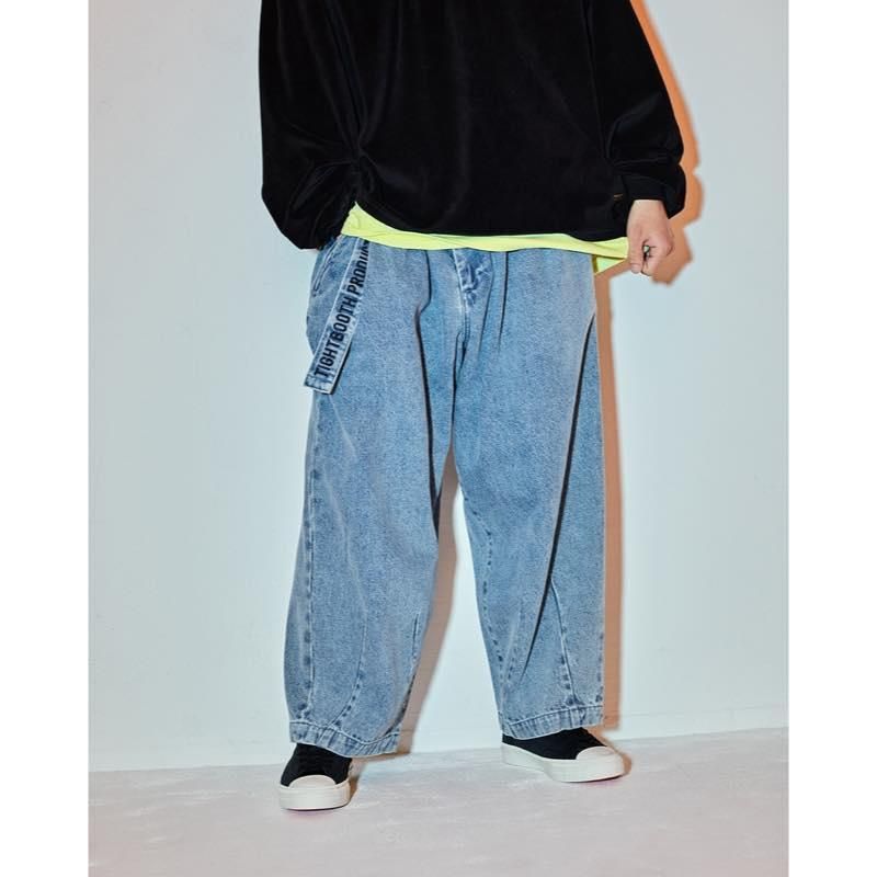 TIGHT BOOTH BAGGY SLACKS DENIM タイトブース