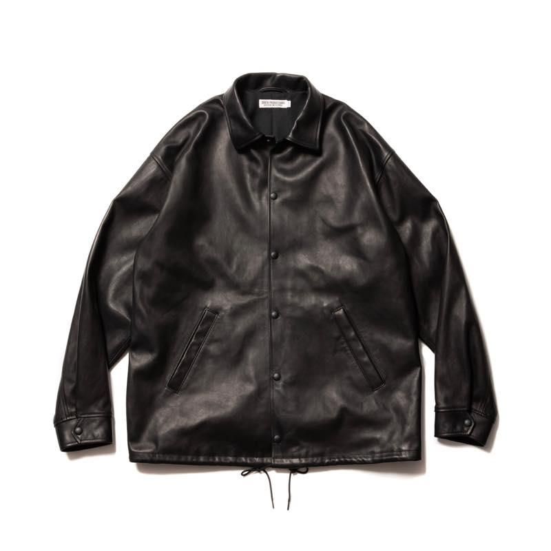 週末限定直輸入♪ COOTIE Leather Coach Jacket 出品期限6/7まで