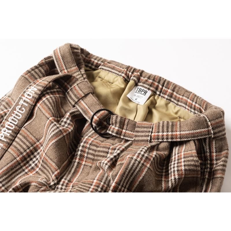PLAID FLANNEL BAGGY SLACKS | TIGHTBOOTH - タイトブース | Specs 