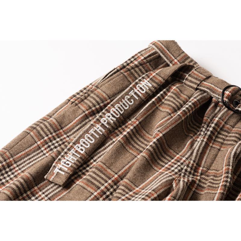 PLAID FLANNEL BAGGY SLACKS | TIGHTBOOTH - タイトブース | Specs