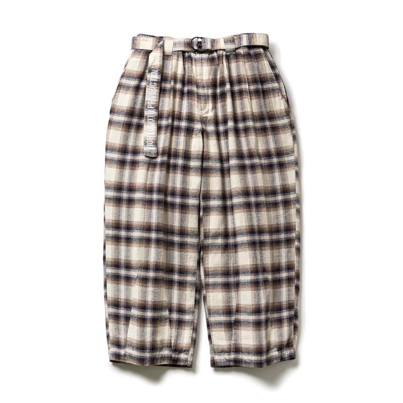 OMBRE HERRINGBONE BAGGY SLACKS | TIGHTBOOTH - タイトブース | Specs