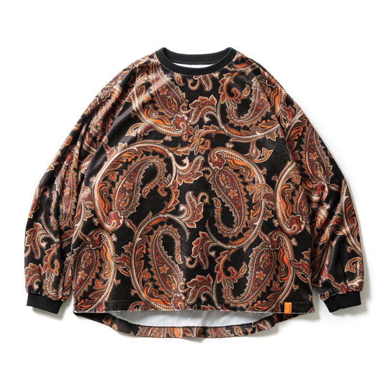 PAISLEY VELOR LONG SLEEVE | TIGHTBOOTH - タイトブース | Specs