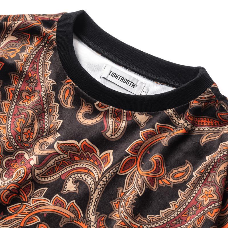 PAISLEY VELOR LONG SLEEVE | TIGHTBOOTH - タイトブース | Specs 