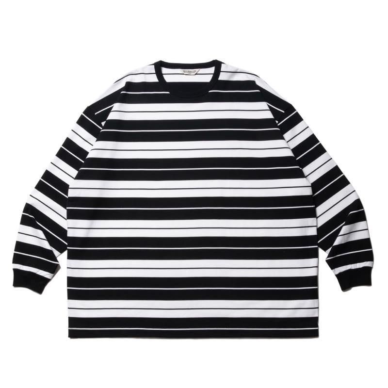 Supima Border Oversized L/S Tee | COOTIE - クーティー | Specs