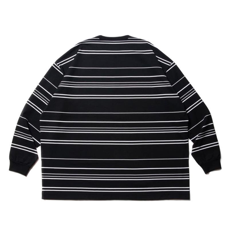 COOTIE SUPIMA BORDER OVERSIZED L/S TEE定価19800円 - Tシャツ 