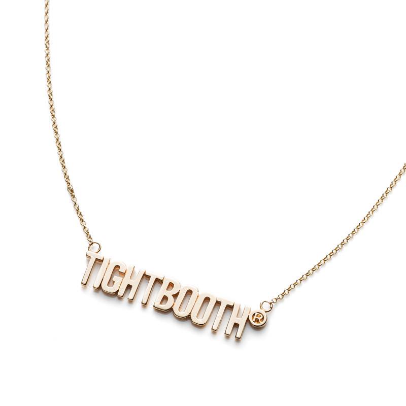 LOGO NECKLACE 14K | TIGHTBOOTH - タイトブース | Specs ONLINE STORE