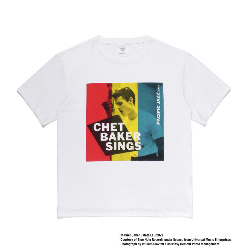 CHET BAKER / WASHED HEAVY WEIGHT CREW NECK T-SHIRT (TYPE-1) | WACKO MARIA -  ワコマリア | Specs ONLINE STORE