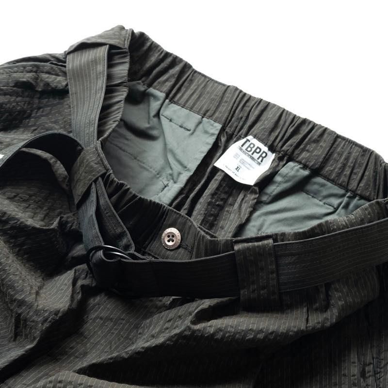 tightbooth SUCKER STRIPE BAGGY SLACKS bk - www.top4all.pl