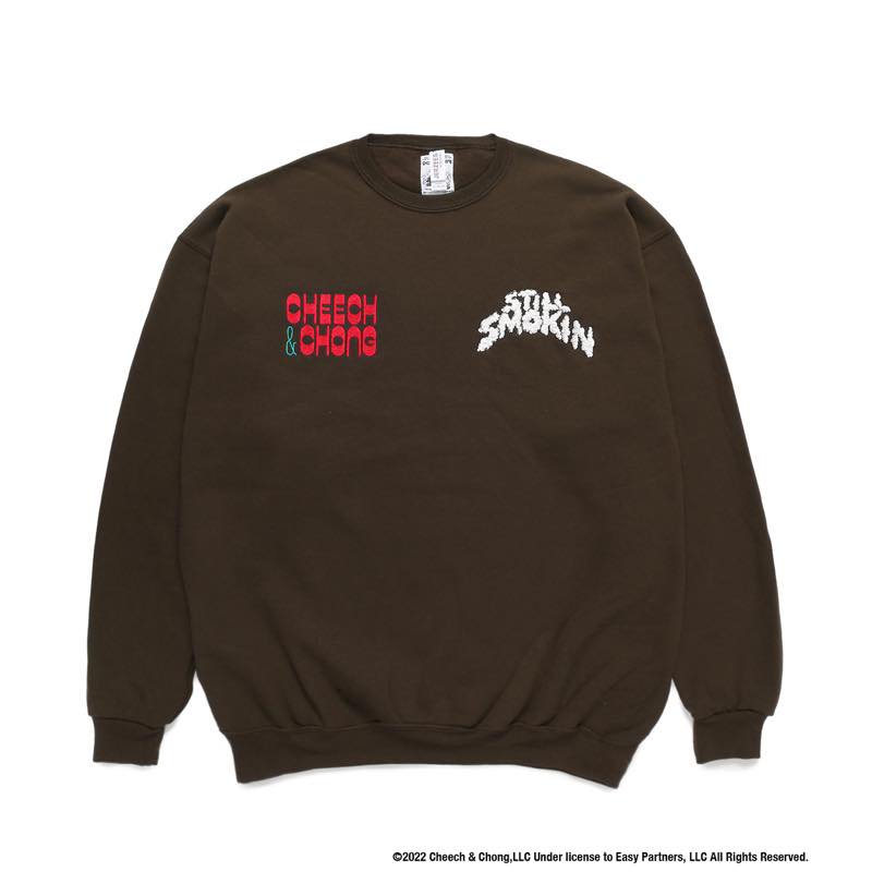 STILL SMOKIN / CREW NECK SWEAT SHIRT (TYPE-3) | WACKO MARIA