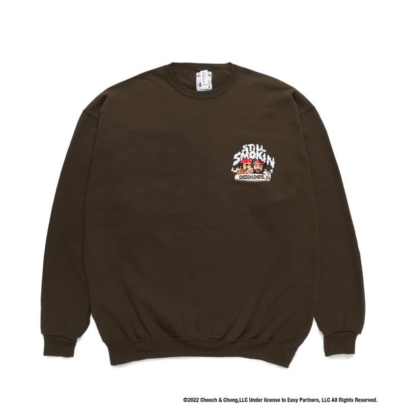 STILL SMOKIN / CREW NECK SWEAT SHIRT (TYPE-2) | WACKO MARIA