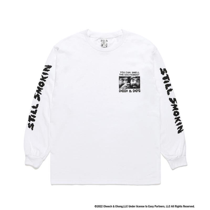 STILL SMOKIN / CREW NECK LONG SLEEVE T-SHIRT (TYPE-2) | WACKO