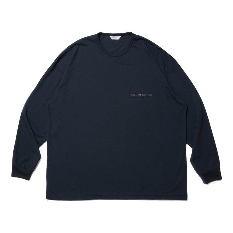 メンズCOOTIE クーティ Tシャツ Dry Tech Jersey ロンT L 青 - Tシャツ 